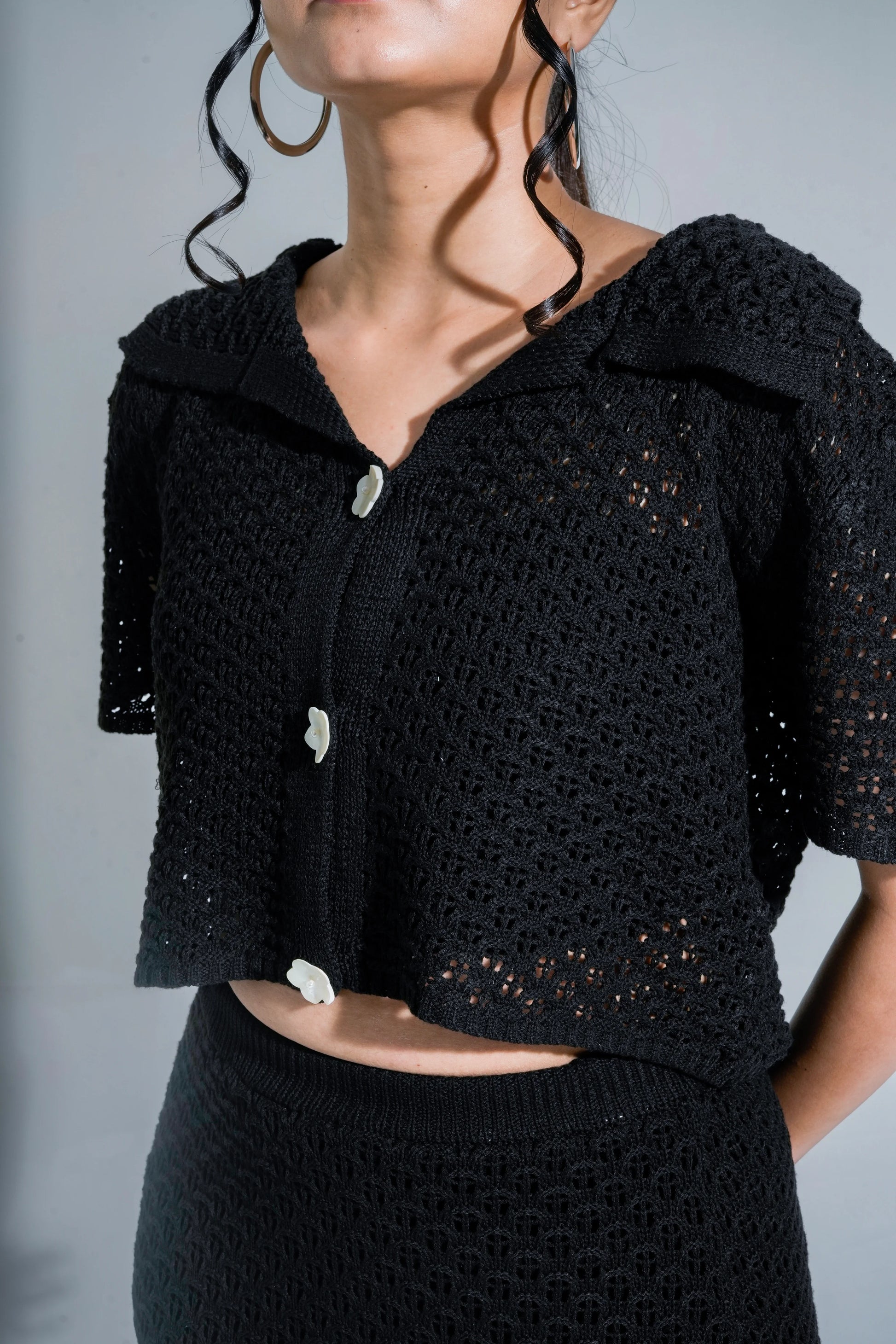 ANYA CROCHET COORD SET