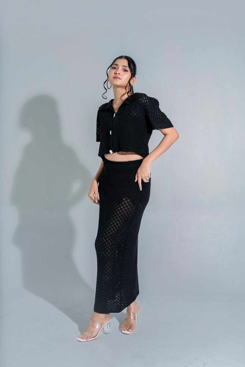 ANYA CROCHET COORD SET