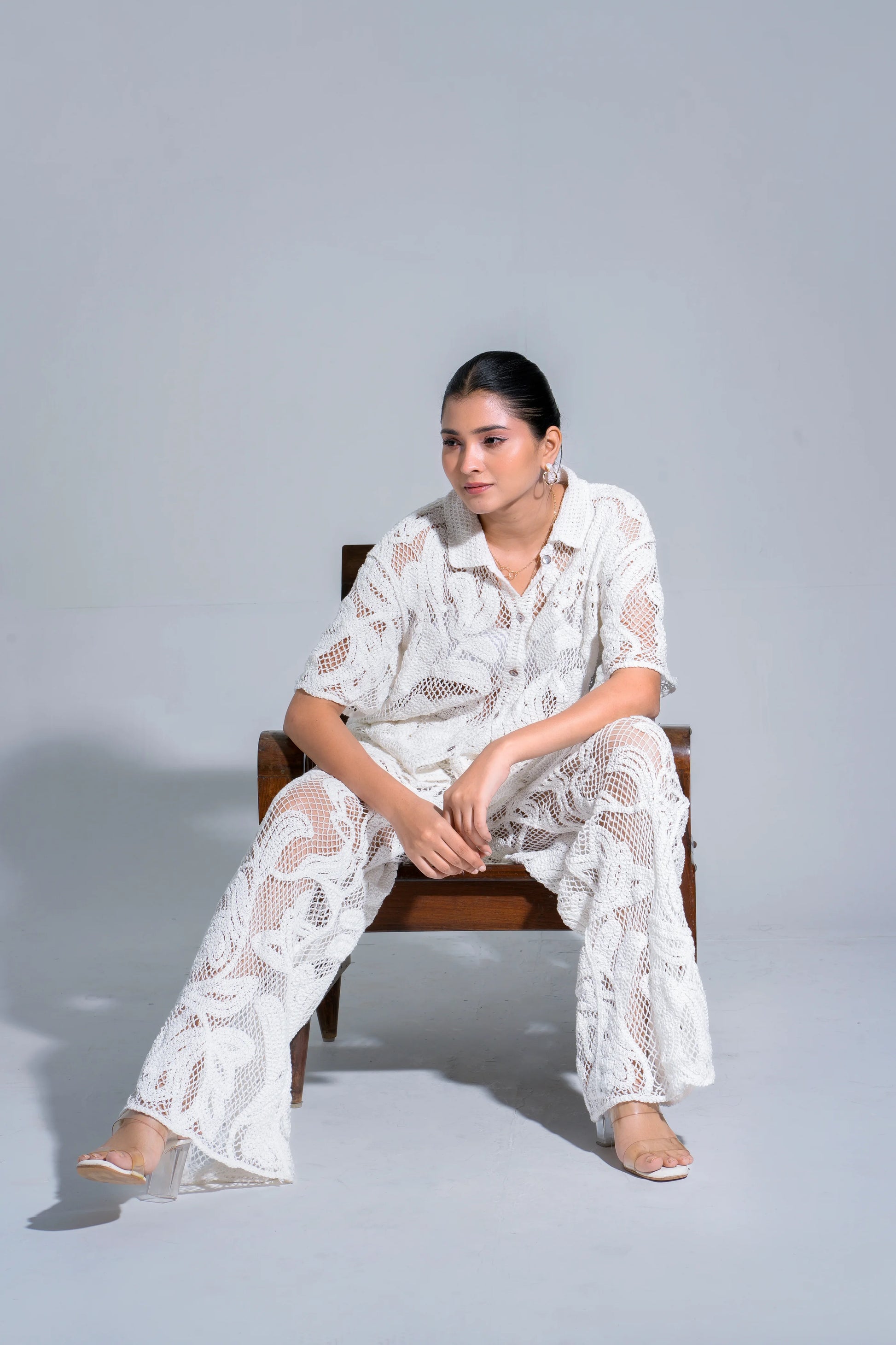 LAUREL CROCHET FULL LENGTH COORD SET