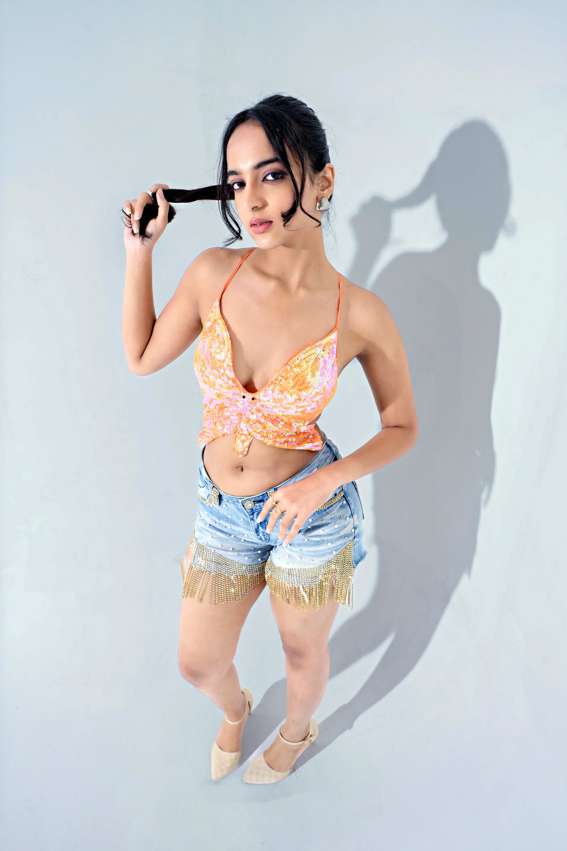 LEXI BUTTERFLY PADDED TOP