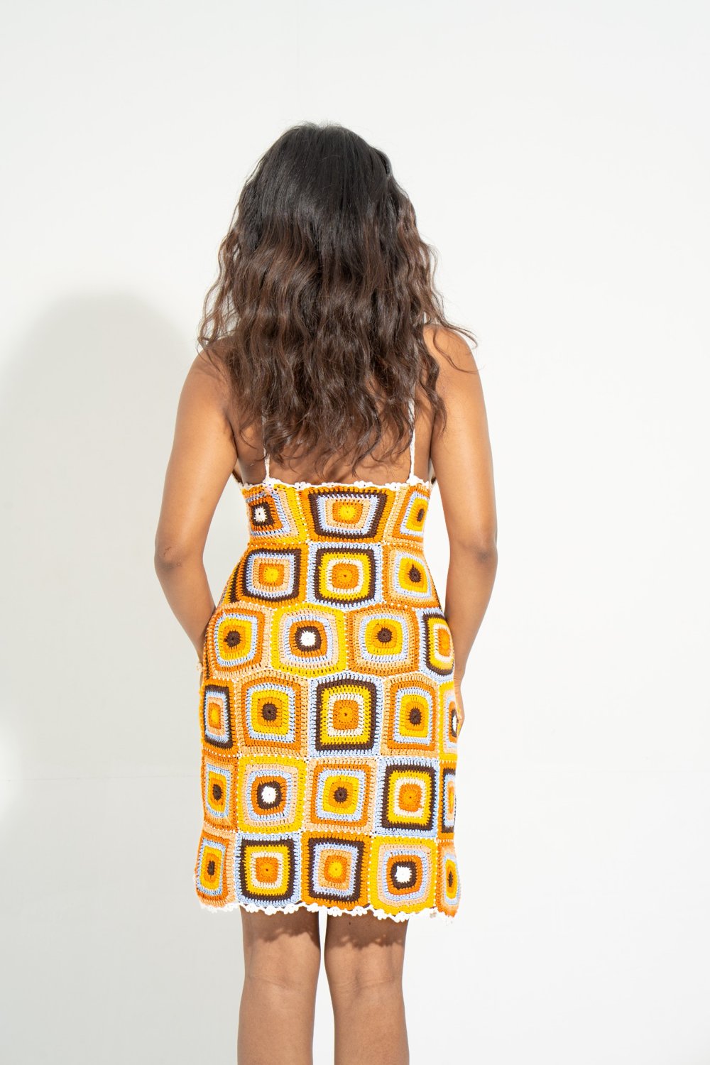 Sexy crochet mini dress cover-up for swim and resort wear – vibrant boho design by Boarding Pass